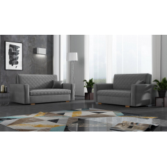 Rozkládací sedací souprava Clivia Caro II + III