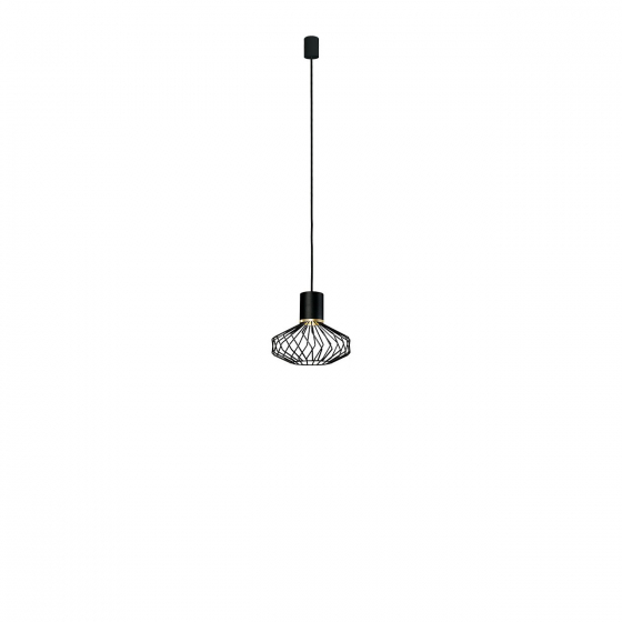 Moderní závěsná lampa Pico black-gold I 8862
