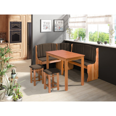 Kuchyňský kout + stůl se židlemi Soter II