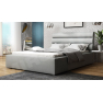Čalouněná postel s úložným prostorem a roštem Exorim