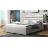 Čalouněná postel s úložným prostorem a roštem Exorim