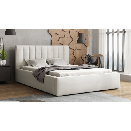 Čalouněná postel s rolovatelným roštem Sonden