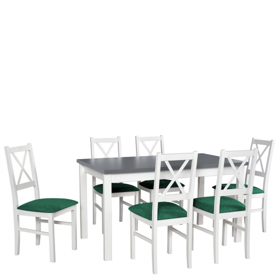 Rozkládací stůl se 6 židlemi - AL04