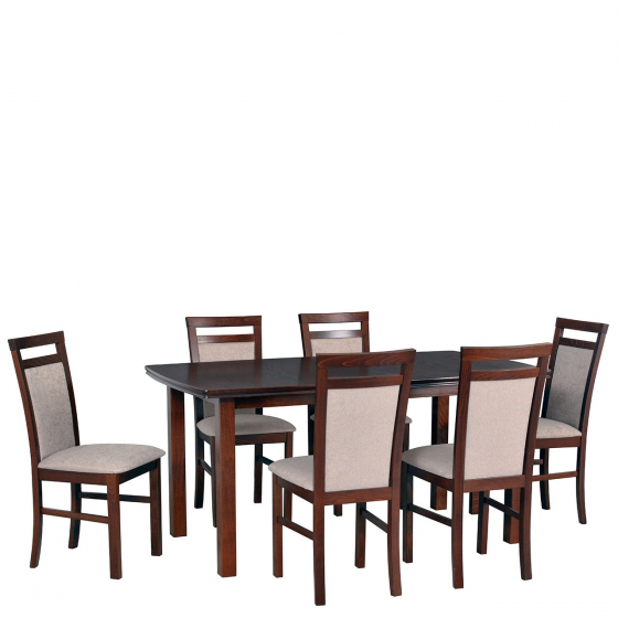 Rozkládací stůl se 6 židlemi - AL14