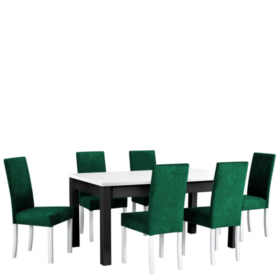 Rozkládací stůl se 6 židlemi - AL09