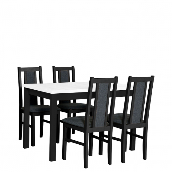 Rozkládací stůl se 4 židlemi - AL08