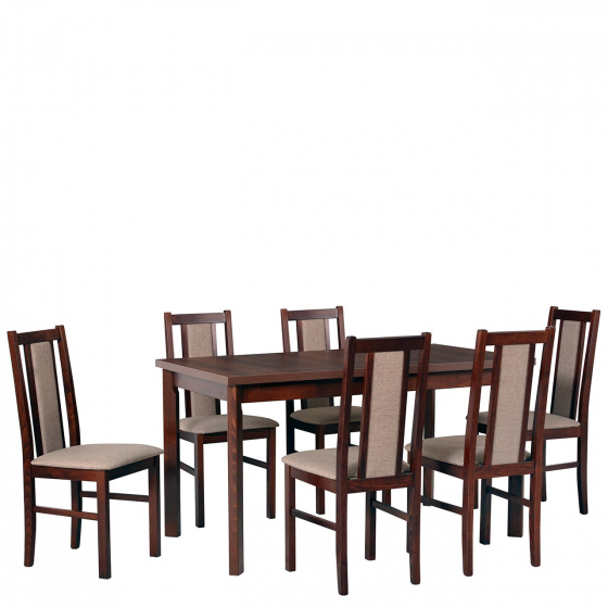 Rozkládací stůl se 6 židlemi AL33