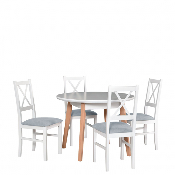 Kulatý stůl se 4 židlemi - AL42