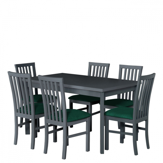 Rozkládací stůl se 6 židlemi - AL36