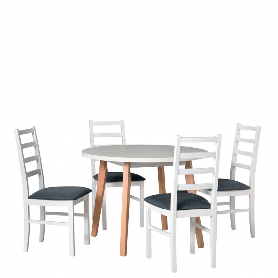 Kulatý stůl se 4 židlemi - AL41