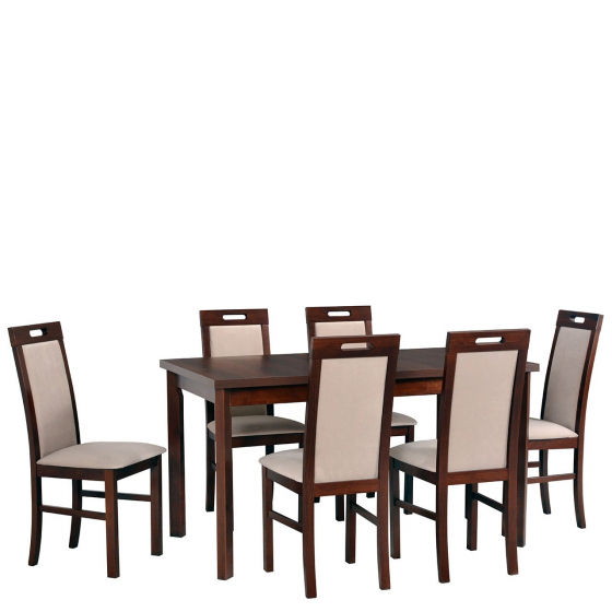 Rozkládací stůl se 6 židlemi - AL35