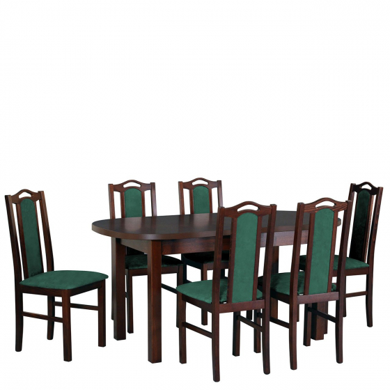 Rozkládací stůl se 6 židlemi - AL56