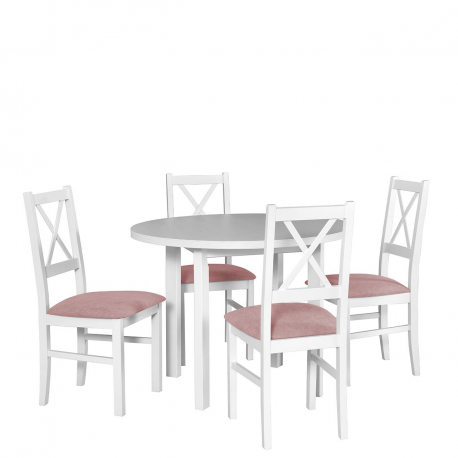 Kulatý stůl se 4 židlemi - AL54