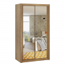 Šatní skříň s posuvnými dveřmi a se zrcadlem Kler SZ120 KE05
