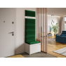 Nábytek do předsíně Konkor 60 + 6 kusů čalouněných nástěnných panelů Pag 60x30