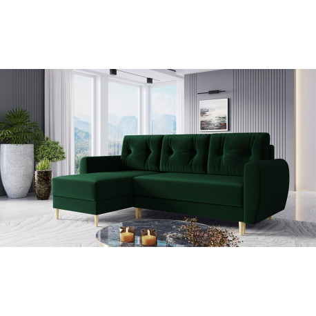 Rohová rozkládací sedačka Kukle