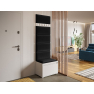 Nábytek do předsíně Konkor 60 + 6 kusů čalouněných nástěnných panelů Pag 60x30