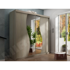 Šatní skříň se zrcadlem Sahara 8/200