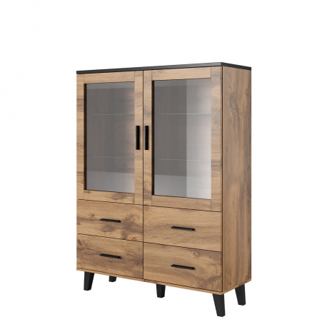 Prosklená vitrína Sanna 120 2D4S