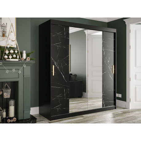 Zrcadlová šatní skříň Nonnus 180 T1