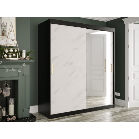 Šatní skříň se zrcadlem Nonnus 180 T2