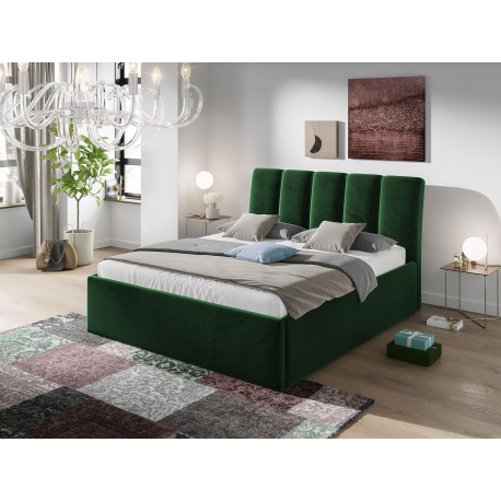 Čalouněná postel Okavango s úložným prostorem