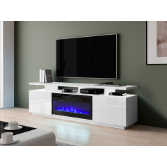 TV skříňka Aniceto s krbem