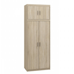 Šatní skříň Melen 2D + nástavec