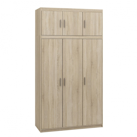 Šatní skříň Melen 3D + nástavec