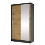 Zrcadlová šatní skříň Kamabi VI