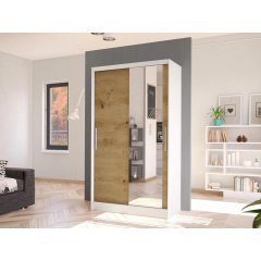 Zrcadlová šatní skříň Kamabi VI