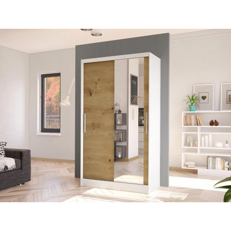 Zrcadlová šatní skříň Kamabi VI