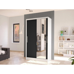 Zrcadlová šatní skříň Kamabi VI