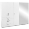 Šatní skříň se zrcadlem Tosion Lux 250