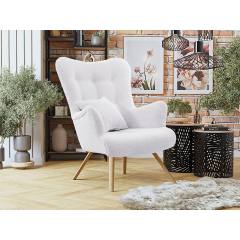 Skandinávské křeslo Akcjusz Boucle