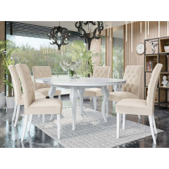 Rozkládací stůl Julia FI 100 se 6 židlemi st85 06