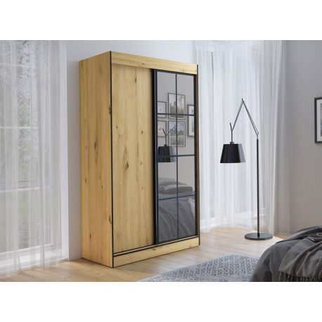 Šatní skříň s posuvnými dveřmi Birelto II 120 2D