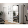 Šatní skříň s posuvnými dveřmi se zrcadlem Arituda II 150