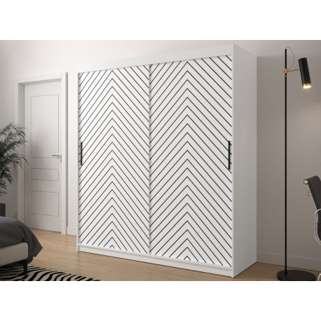 Moderní posuvná skříň Ratintu 1 180 cm