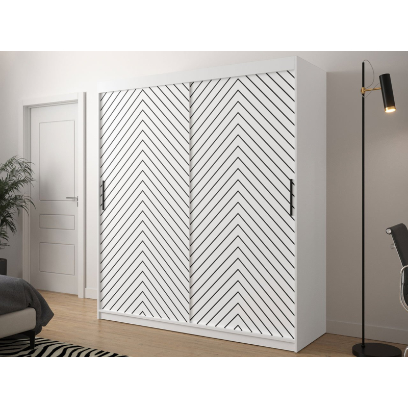 Moderní posuvná skříň Ratintu 1 180 cm