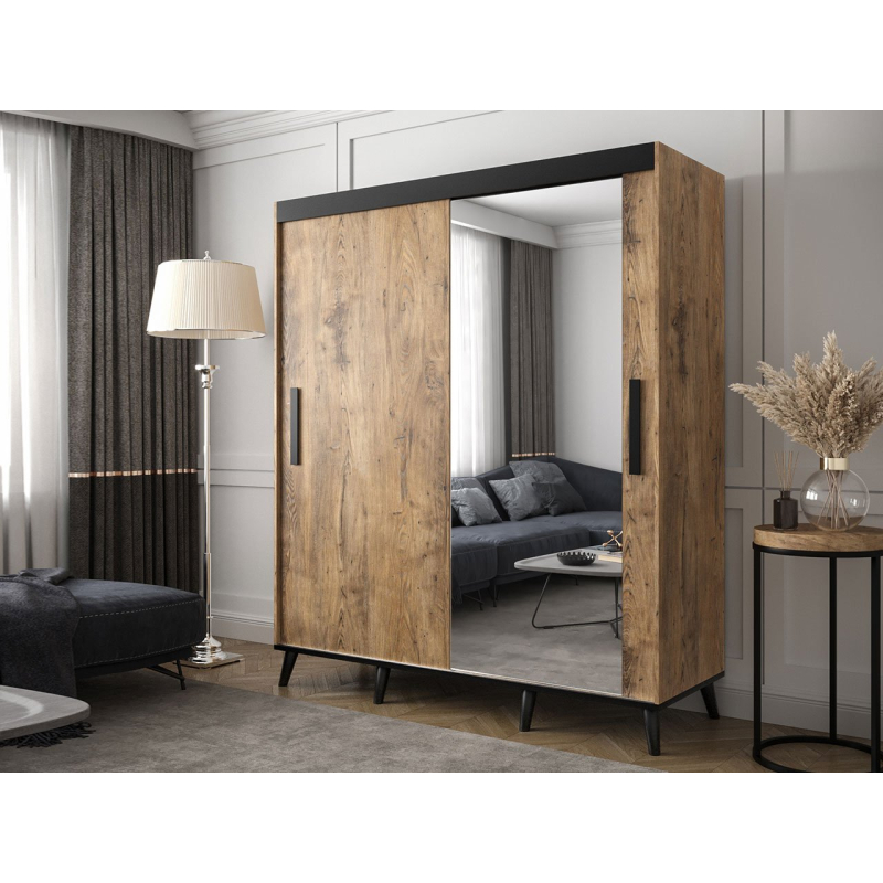 Dvoudveřová šatní skříň Kretisa T2 180