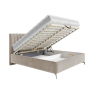 Manželská postel s úložným prostorem na ložní prádlo Lizubo