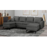Rohová sedací souprava s funkcí spaní Navendu U