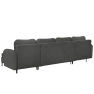 Rohová sedací souprava s funkcí spaní Navendu U