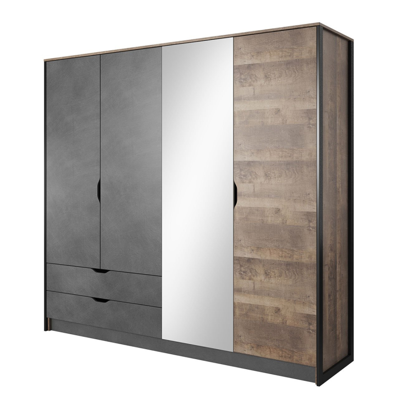 Šatní skříň Trafore 220 F se šuplíky