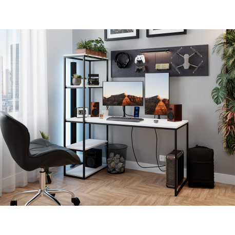 Psací stůl s regálem Wynko