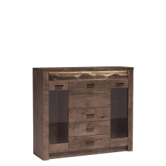 Prosklená komoda Nadia N8