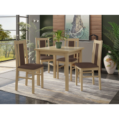 Jídelní stůl se 4 židlemi - AL27