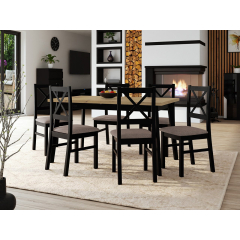 Stůl se 6 židlemi - AL43