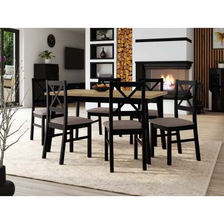 Stůl se 6 židlemi - AL43